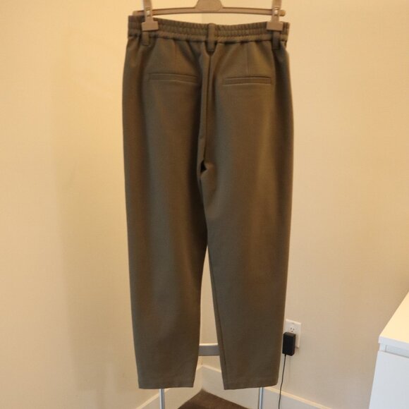 Brunello Cucinelli Pants Military Green Relax Pull On Style Size 8 New Tag $1950 - Picture 6 of 10